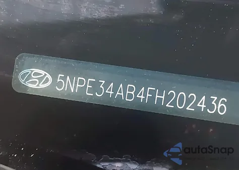 2015 Hyundai Sonata Limited 2.0T z USA, uszkodzony, nr VIN 5NPE34AB4FH202436